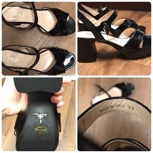 Prada Patent Leader Platforms